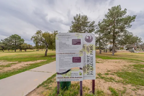 Sunburst Paradise Park in Glendale, Arizona
