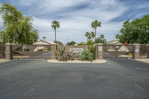 Sunrise at Parkwood Ranch in Mesa, Arizona