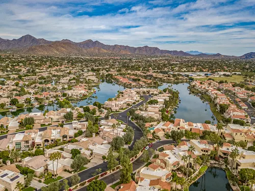 The island in Scottsdale, Arizona